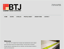 Tablet Screenshot of btjcabinetdoors.com